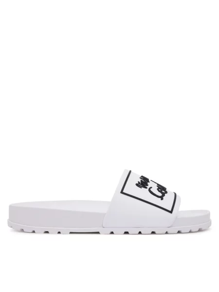 Klapki Versace Jeans Couture białe