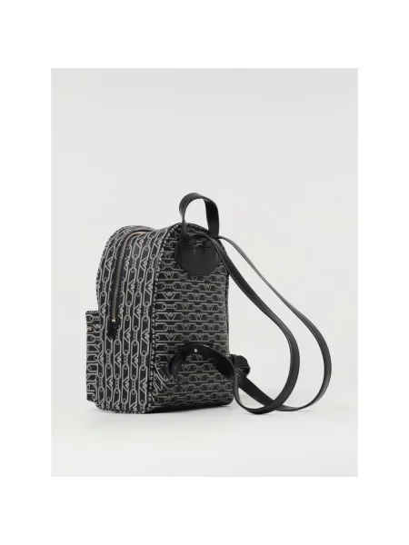 Plecak Emporio Armani z logo czarny