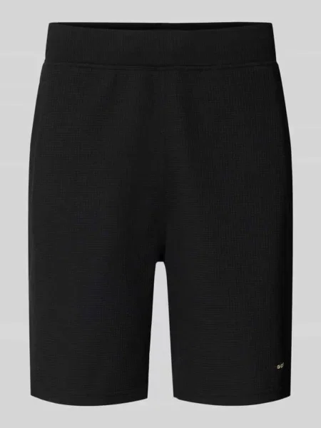 Szorty o kroju straight fit z fakturowanym wzorem G-star Raw czarne