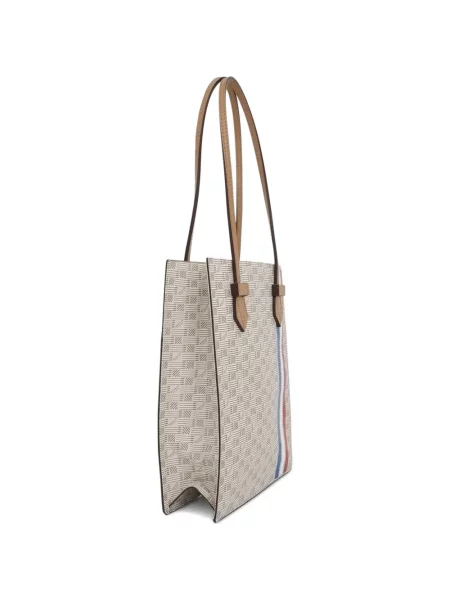Geantă shopper Moreau cu dungi alb