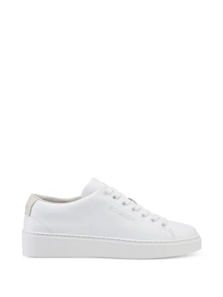 Sneaker Bogner autogrammal fehér