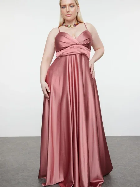 Rochie de seară Trendyol lungă de costum