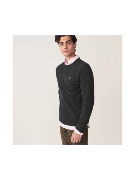 Sweter Gant wełniany czarny