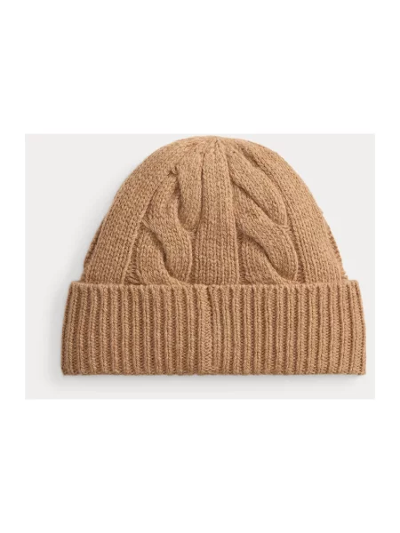 Polo Ralph Lauren Czapka Brązowy beżowa