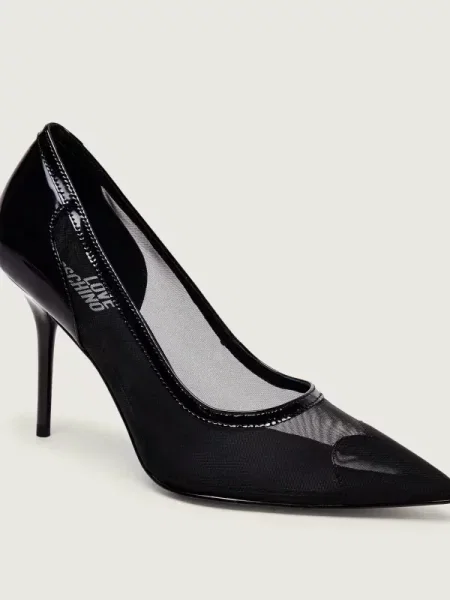 Pantofi Love Moschino din piele negru