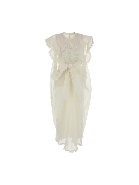 Sukienka Zimmermann garniturowa biała