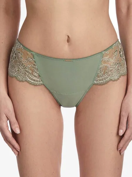 Кружевные брифы зелені