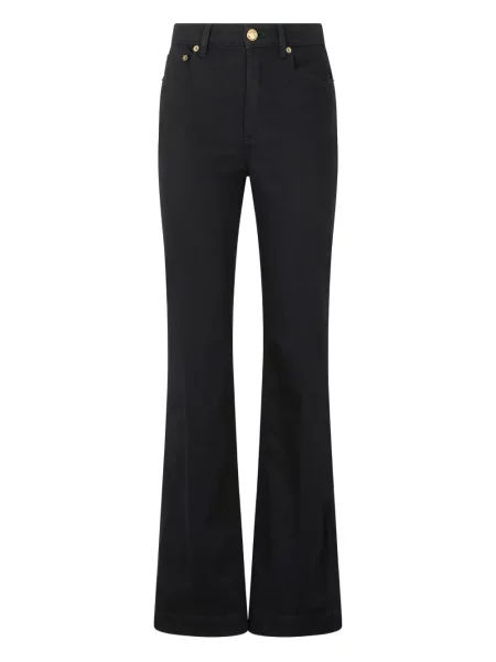 Jeansy Roberto Cavalli w wężowy wzór czarne