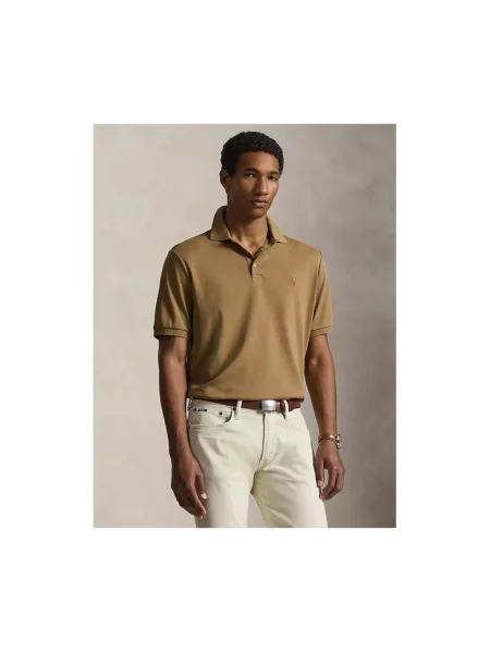 Koszulka polo Polo Ralph Lauren brązowa