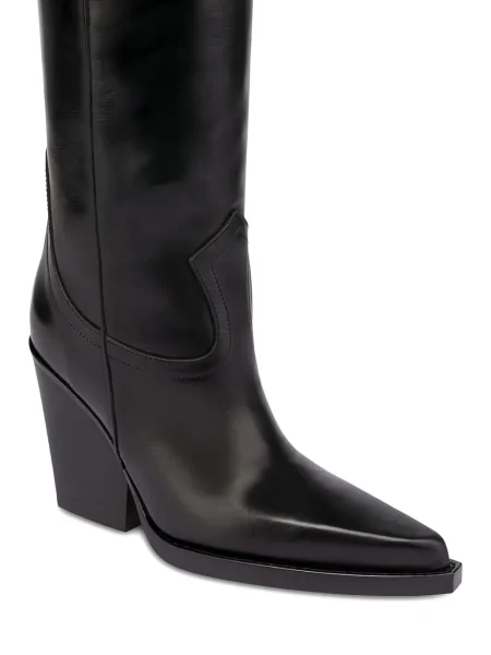 Botine Paris Texas din piele negru