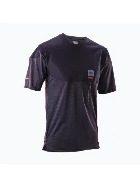 Мъжка тениска за колоездене Leatt MTB Trail cargo ghost black черно