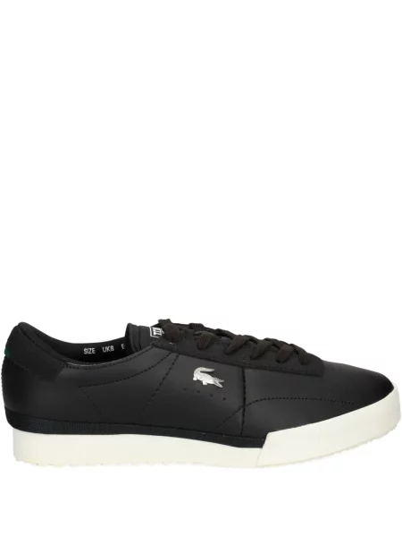 Sneakerși Lacoste din piele negru