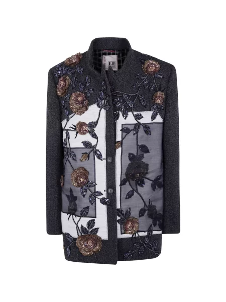 Sacou Antonio Marras cu model floral gri