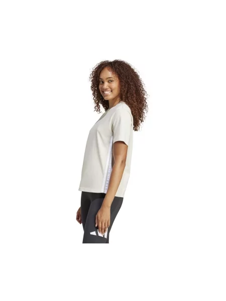 ADIDAS SPORTSWEAR Tehnička sportska majica Essentials ecru/prljavo bijela / bijela bež