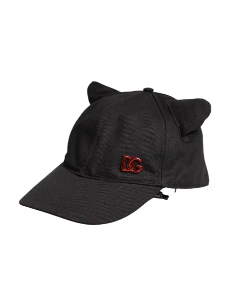Czapka z daszkiem Dolce And Gabbana z logo czarna