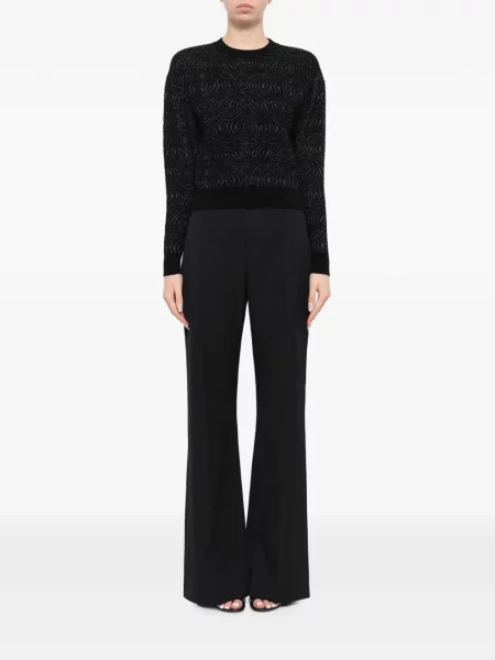 Pulover Lanvin cu dungi de tigru negru