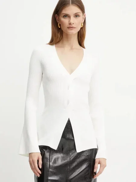 Sweter Twinset z długim rękawem biały