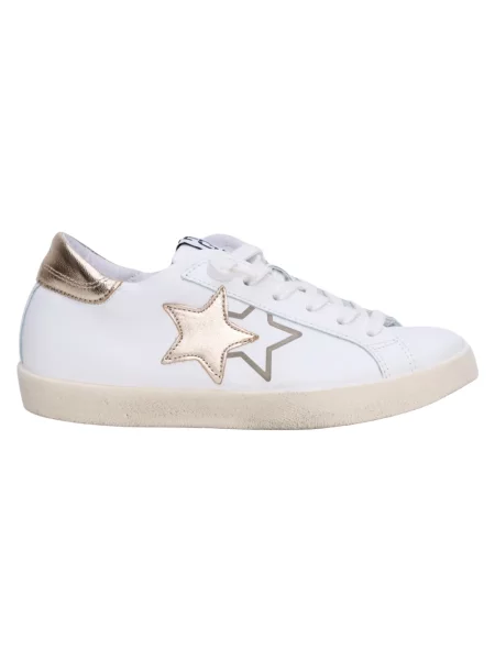 Sneakersy 2star skórzane białe