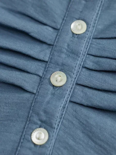 Top Ralph Lauren Rrl cu volane albastru