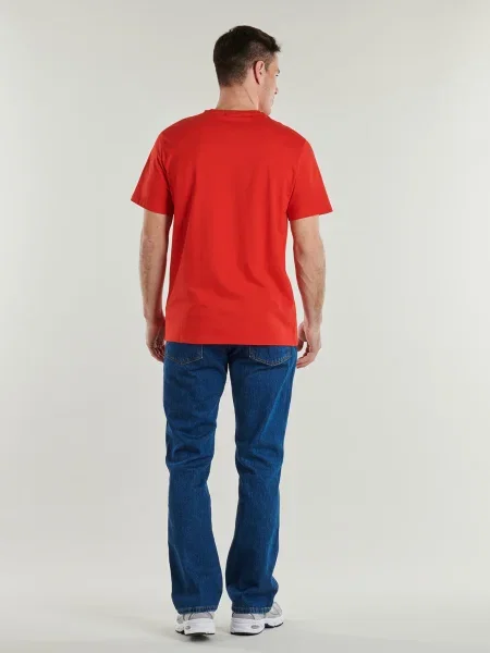 Tricou Calvin Klein Jeans clasic roșu
