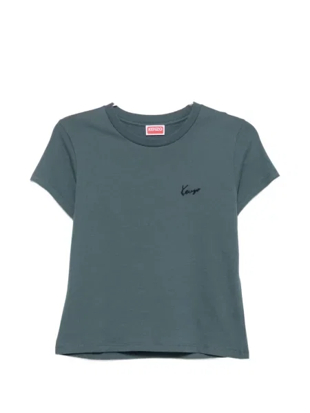 Tricou Kenzo cu broderie albastru