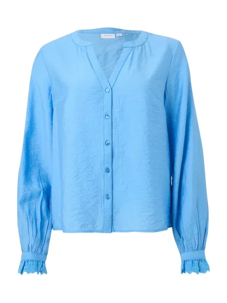 VILA Bluză VILIMA deschis albastru