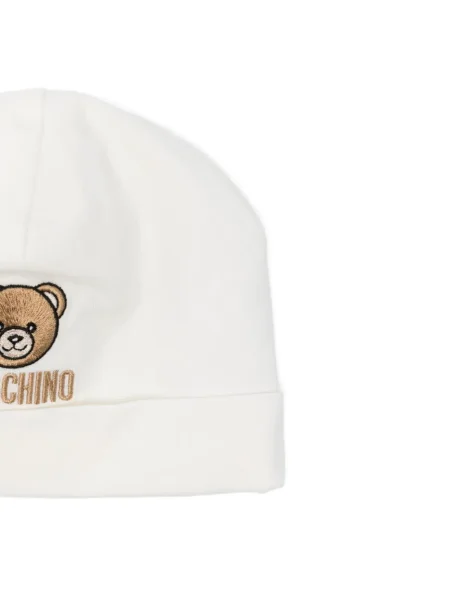 Czapka dziecięca Moschino biała