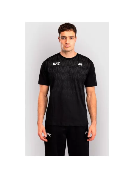 Koszulka Venum UFC Zenith Replica krótki rękaw czarno-biała XL biała