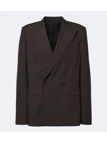 Sacou Acne Studios cu două rânduri de nasturi maro