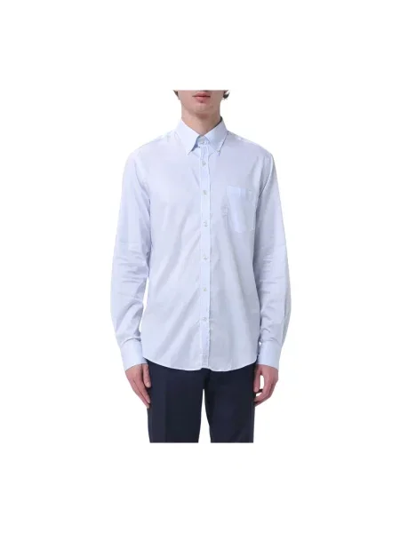 Koszula Paul & Shark z twillu niebieska