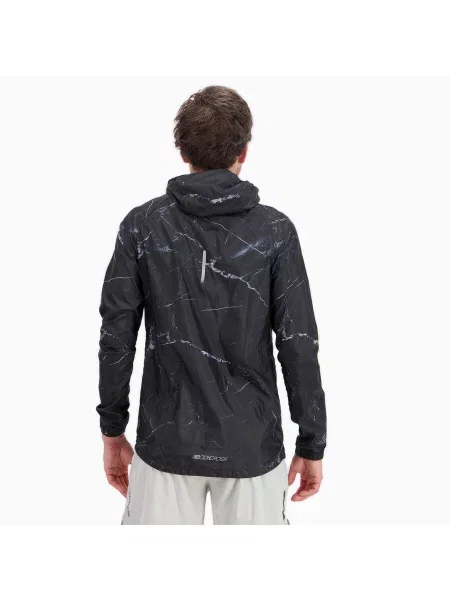 Kurtka przeciwwiatrowa do biegania w terenie TERRARUN WINDBREAKER czarna