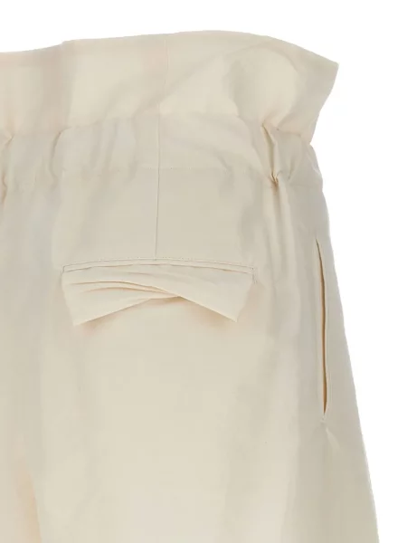 Pantaloni Issey Miyake alb