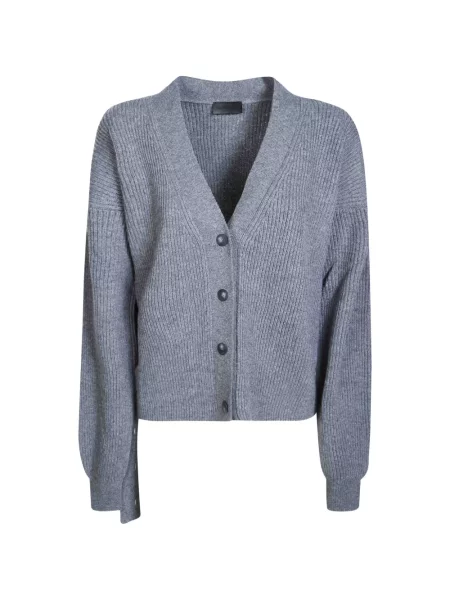 Cardigan Dondup tricotate cu decolteu în V gri