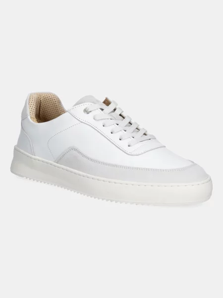 Кожени маратонки Filling Pieces Mondo Squash Suede бяло