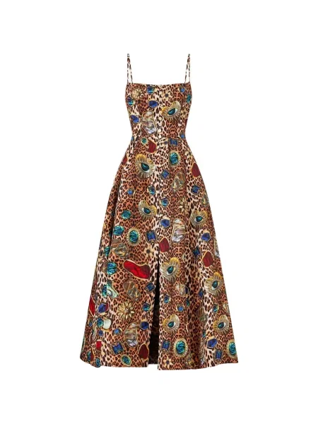 Odgovarati haljina Camilla steznik rasplamsao smeđa