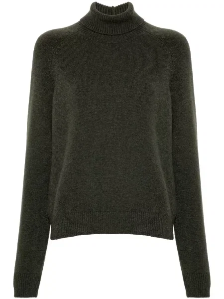 Pulover Fendi cu broderie verde