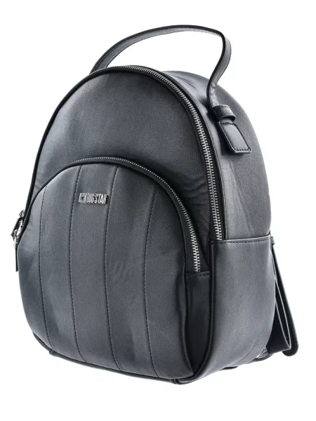 Plecak Big Star Shoes skórzany czarny