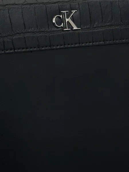Сумка Calvin Klein на кнопках чорна