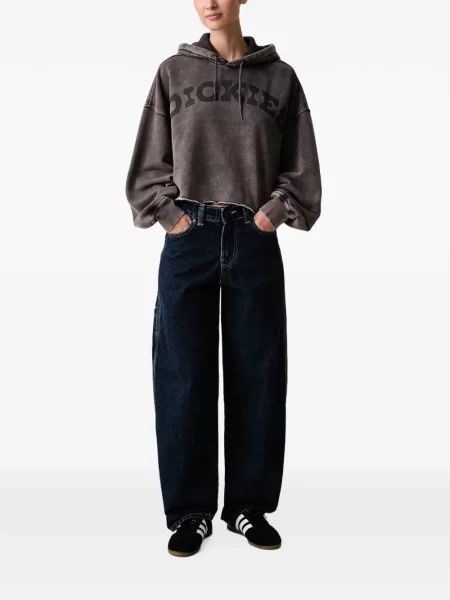 Mikina s kapucňou Dickies hnedá