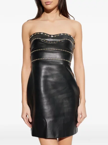 Rochie mini Versace cu tepi de costum negru