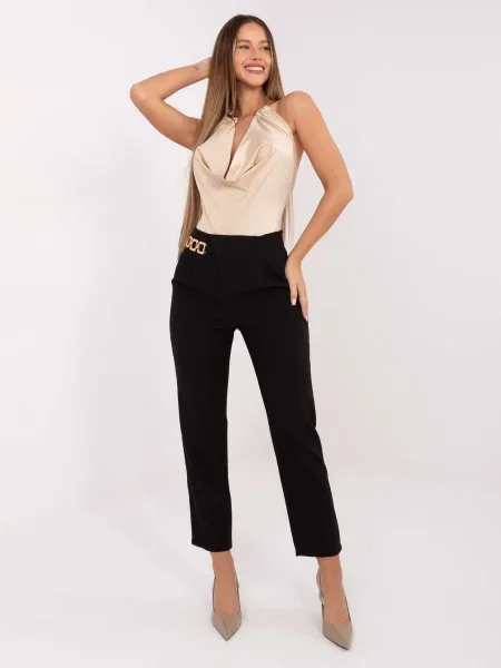 Pantaloni Rue Paris negru