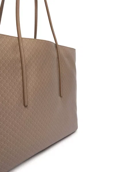 Calvin Klein Nakupovalna torba svetlo rjava / kaki bež