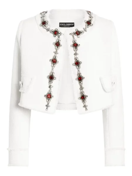 Geacă Dolce & Gabbana alb