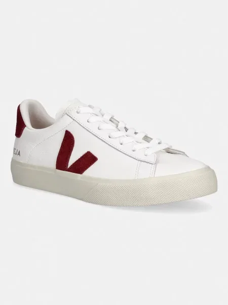 Veja CAMPO LEATHER sneakers pentru femei din piele alb