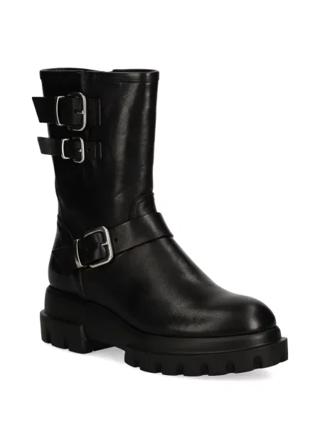 Botine Agl din piele negru