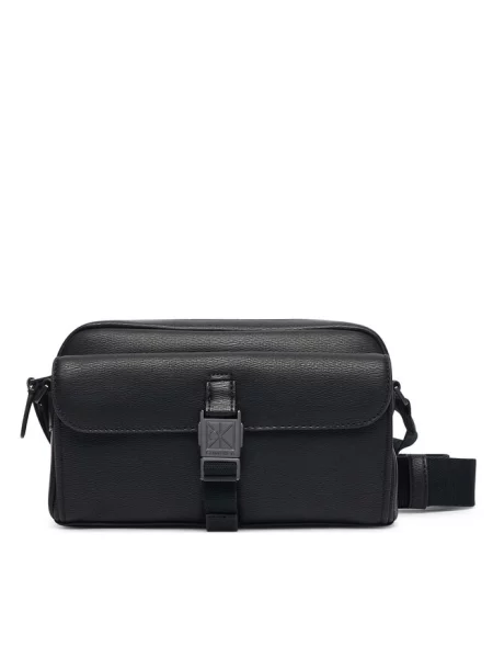 Calvin Klein Saszetka Emblem Hw Camera Bag czarny