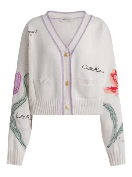 Cardigan Alberta Ferretti cu model floral