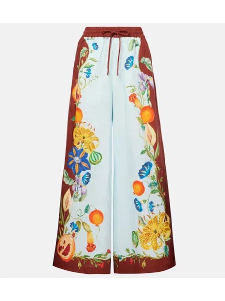 Pantaloni Alemais de in cu model floral