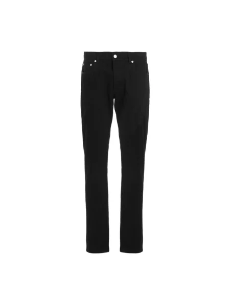 Jeansy Alexander Mcqueen casual z logo czarne