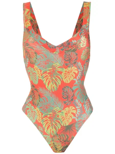 Costum de baie Amir Slama cu imagine roșu